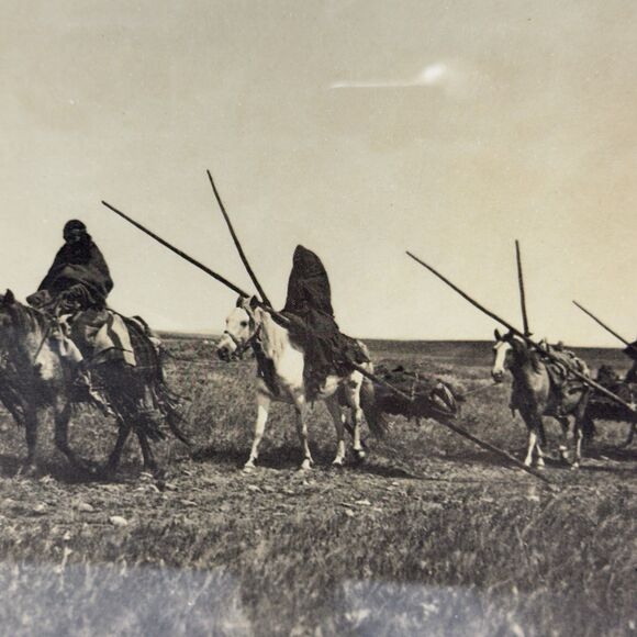 Edward S Curtis Travaux Piegan Vintage Print Native American Framed Art 21x17 - Picture 6 of 16